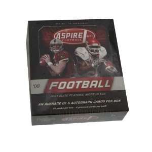  2008 Sage Aspire Football Hobby Box   24 Packs Per Box of 