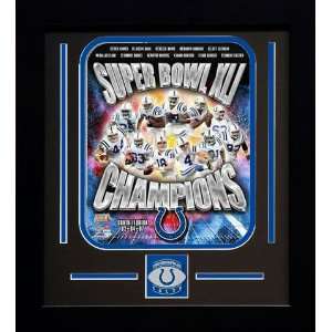  2006 07 Indianapolis Colts Framed Photo Super Bowl XLI 