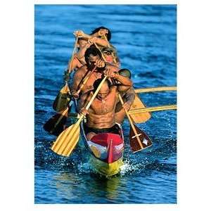  Hawaii Photography Poster Outrigger 12 inch by 18 inch 