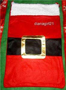 Large Felt Santa Claus Suit Christmas Bag   Sack * Christmas 