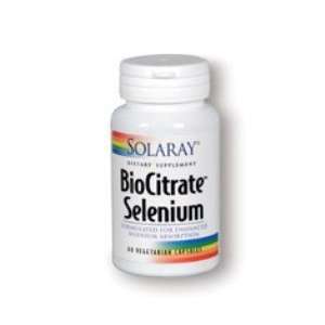  BioCitrate Selenium 60 Caps 200 mcg   Solaray Health 
