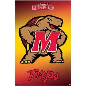  (22x34) University of Maryland Logo NCAA Sports Poster 