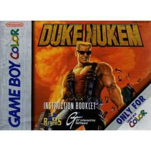  Duke Nukem GBC Instruction Booklet (Game Boy Color Manual 