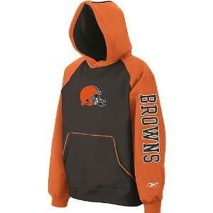  Cleveland Browns NFL Youth Helmet Hoodie (Small) Sports 