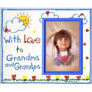   Love to Grandma & Grandpa (crayola) Picture Frame Gift