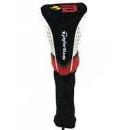 NEW TAYLORMADE GOLF TOUR BURNER DRIVER BLACK WHITE RED HEADCOVER 