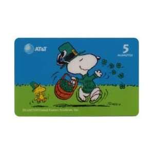 Collectible Phone Card Snoopy Card A Month #6 (March) Snoopy Tossing 