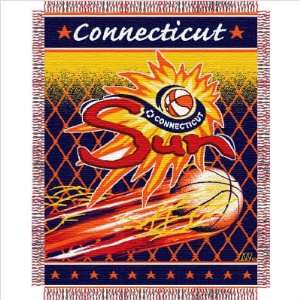  Connecticut Suns WNBA Woven Tapestry Throw Blanket Sports 
