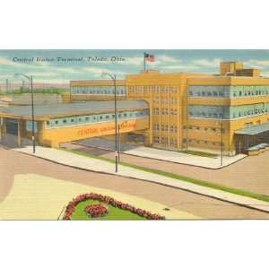   Vintage Postcard Central Union Terminal Toledo Ohio 