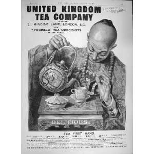   1894 ADVERTISEMENT UNITED KINGDOM TEA COMPANY LONDON