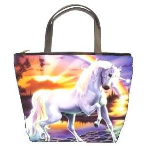   Bag Handbag Purse 3D Image Unicorn Horse Animal Pony 