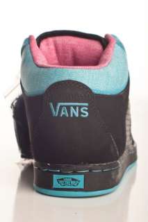 Vans Womens Upland 3 Mid Shoes Size 7 Black/Blue  