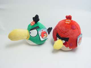 Angry Birds Toucan & Big Brother With Sound Plush Toys Licensed 