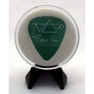 com Steve Vai Green Ibanez Guitar Pick With MADE IN USA Display Case 
