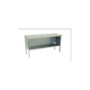   48 x 1 3/4 Maple Top Work Table with Galvanized Legs and Undershelf