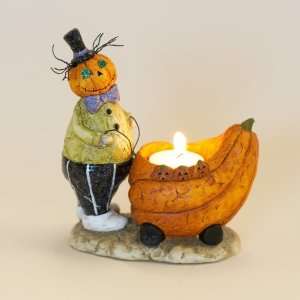  Annalee Our America Gourd Wagon Tea Light Candle Holder 