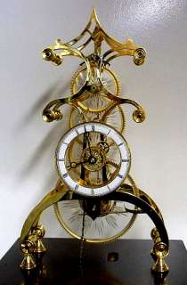 Terrific Transparent Glass Gear Skeleton Clock  