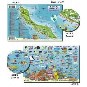  Curacao Reef Fish and Creature Guide Franko Laminated Maps 