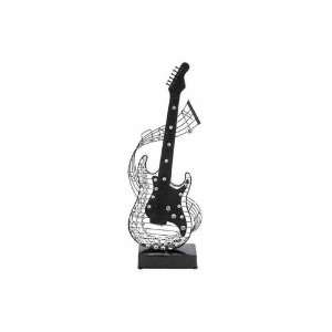  Benzara 54602 Metal Acrylic Guitar