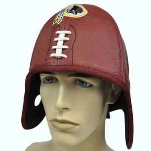  NFL Reebok Faux Leather Helmet Head Washington Redskins 