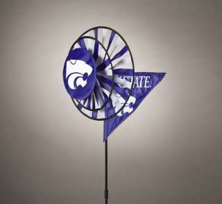 Kansas State Wildcats Wind Yard Spinner Windmill  
