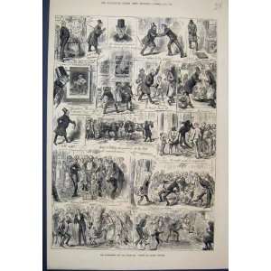  1877 Search For Yule Log Comedy Sketch Furniss Print
