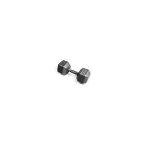  Pro Hex Dumbbell with Cast Ergo Handle   Grey 55 lb 