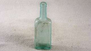 Antique glass bottle Dr. Pitcher Castoria  
