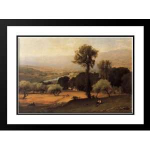  Inness, George 38x28 Framed and Double Matted The Perugian 