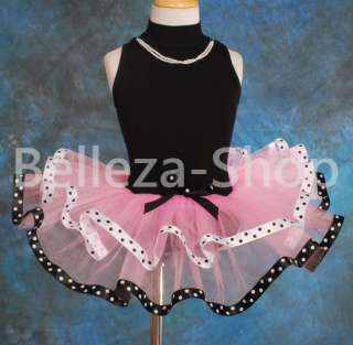 Girls Ballet Tutu Dancing Costume Dress Size 2T 7  
