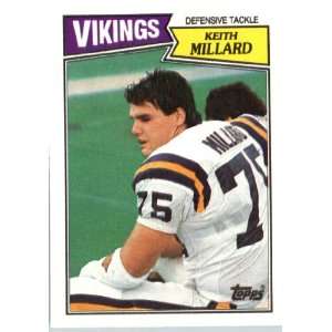  1987 Topps # 209 Keith Millard Minnesota Vikings Football 