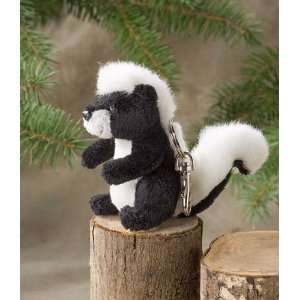  4 Skunk Plush Stuffed Animal Keychain Toys & Games