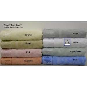  6 PC LUXURY EGYPTIAN COTTON JACQUARD COMBED TOWELS SET 
