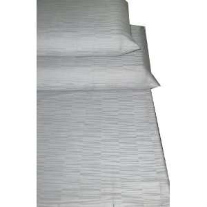   100% Organic Cotton Jacquard Twin Duvet Cover Set Gray