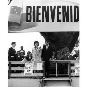  Jackie Kennedy Speaks In Spanish by National Archive . Art 