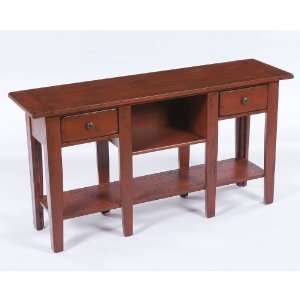   Heirlooms Sofa Table in Barn Red   Broyhill 3393 09