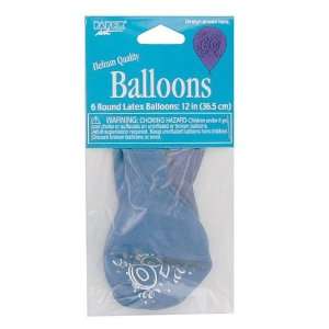  36 Packs of 6 60th Birthday Round Latex Balloons