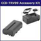 Sony CCD TRV98 Camcorder Accessory Kit By Synergy (Charger, Battery)