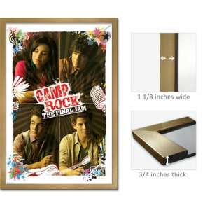  Gold Framed Camp Rock 2 Poster Group Jonas Brothers Fr6391 