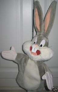 Applause BUGS BUNNY Looney Tunes Plush Puppet 1994  
