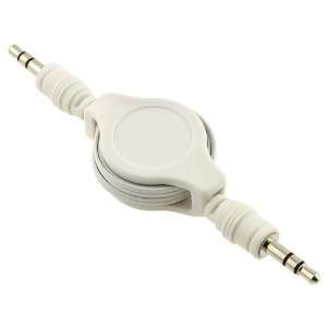  AUX Audio Cable 3.5MM White Jack For iPod//Zune/Car 