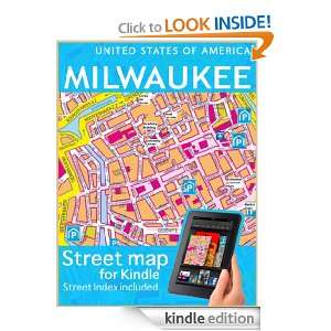 Map of Milwaukee (Maps of the USA) Digital Maps  Kindle 