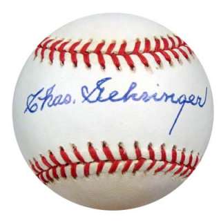Charlie Gehringer Autographed Signed AL Baseball PSA/DNA #M55705 