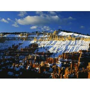  Snow Covered Cliffs and Hoodoos, Bryce Canyon National Park 
