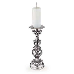  Silver Ornate Candlestick U17