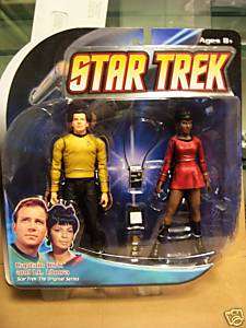 Star Trek OS 2 Pack Action Figures Captain Kirk and Lt. Uhura  