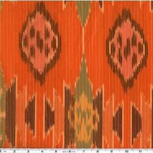  45 Wide Yarn Dyed Shirting Seminole Orange/Multi Fabric 