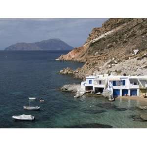The Village of Fourkovouni, Island of Milos, Cyclades, Greek Islands 