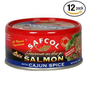 SAFCOL Gourmet on the Go Chargrilled Salmon with Cajun Spice, 6 Ounce 