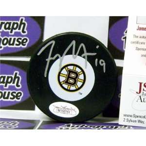 Tyler Seguin autographed Hockey Puck (Boston Bruins) JSA 